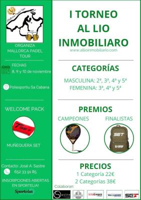 poster del torneo I TORNEO AL LIO INMOBILIARIO
