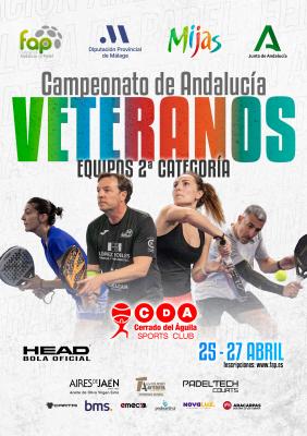 poster torneo CAMPEONATO DE ANDALUCÍA EQUIPOS VETERANOS 2ª CATEGORIA