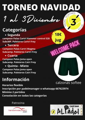 poster del torneo TORNEO DE NAVIDAD