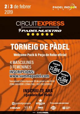 poster del torneo CIRCUIT EXPRESS PADELNUESTRO