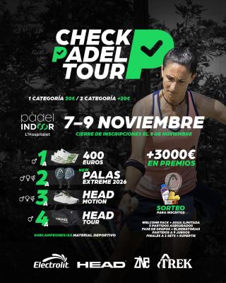 poster del torneo 3A PRUEBA CHECK PADEL TOUR 2025
