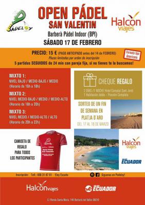 poster del torneo MEGA AMERICANA PÁDELOY MIXTA