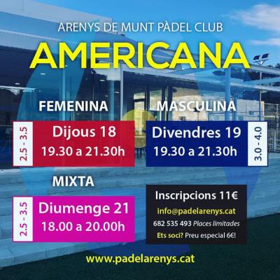 poster del torneo AMERICANA
