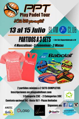 poster del torneo 3ª PRUEBA PLAY PADEL TOUR