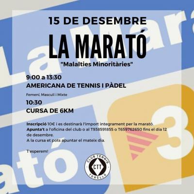 poster del torneo AMERICANA PER LA MARATÓ DE TV3