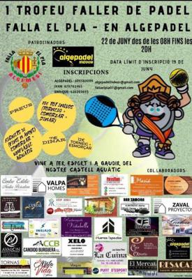 poster torneo 1 TROFEU FALLER DE PADEL 