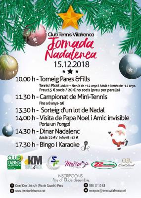 poster del torneo JORNADA NADALENCA PARES & FILLS