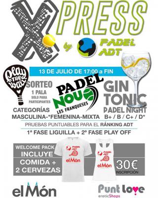 poster del torneo 4º XPRESS PADEL ADT