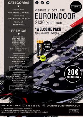 poster del torneo TORNEO NOCTURNO VIERNES 21 OCTUBRE & EUROINDOOR