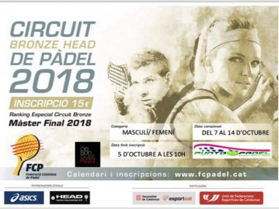 poster del torneo CIRCUIT BRONZE HEAD 2018