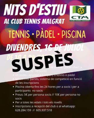poster torneo TORNEIG NITS D’ESTIU