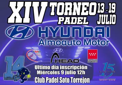 poster torneo XIV TORNEO HYUNDAI ALMOAUTO MOTOR