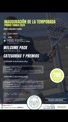 poster del torneo TORNEO NEW BALLERS PADEL CAT B & C