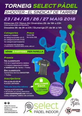 poster del torneo TORNEIG SELECT PADEL