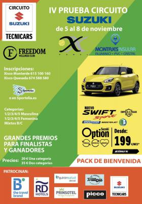 poster del torneo IV PRUEBA CIRCUITO SUZUKI