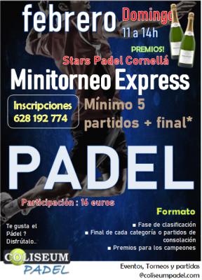 poster del torneo MINITORNEO COLISEUM CON FINALES