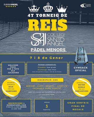 poster del torneo 4T TORNEIG DE REIS MENORS