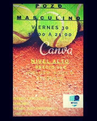 poster del torneo POZO MASCULINO NIVEL ALTO