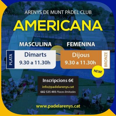 poster del torneo AMERICANA MASCULINA
