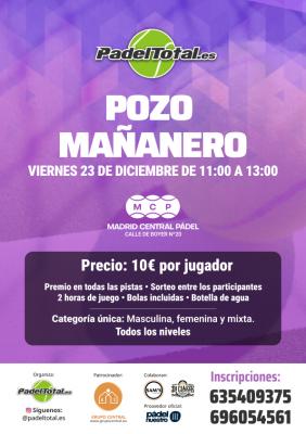 poster del torneo POZO MAÑANERO