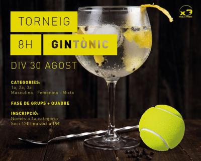 poster del torneo TORNEIG 8H GINTÒNIC