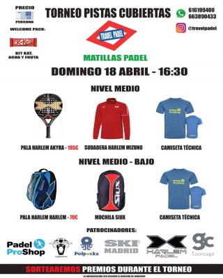 poster torneo TORNEO PISTAS CUBIERTAS