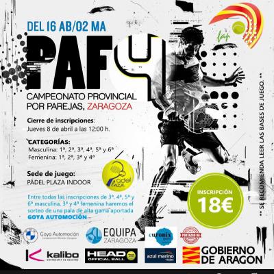 poster del torneo PAF 4