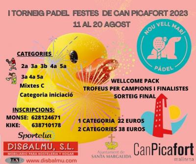 poster del torneo TORNEIG FESTES DE CAN PICAFORT 2023