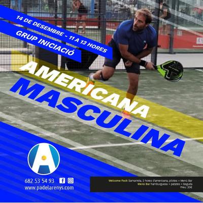poster del torneo AMERICANA MASCULINA GRUPO INICIACIÓ