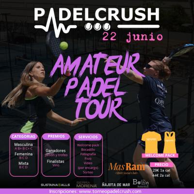 poster del torneo PADELCRUSH