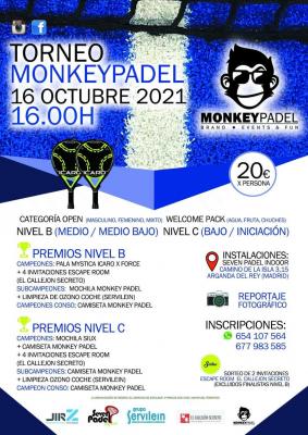 poster del torneo TORNEO MONKEY PADEL