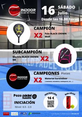 poster del torneo POZO INICIACIÓN EUROINDOOR