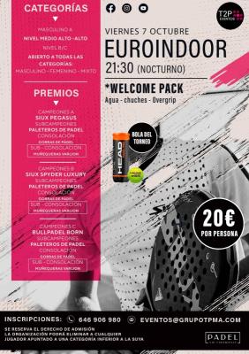 poster del torneo TORNEO NOCTURNO VIERNES 7 OCTUBRE & EUROINDOOR