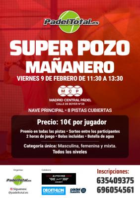 poster del torneo POZO MAÑANERO