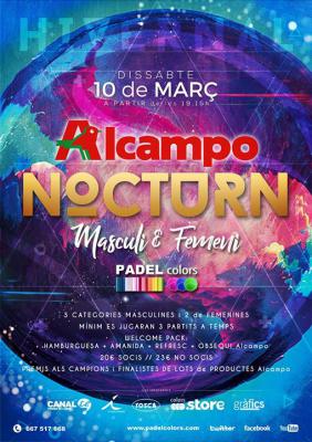 poster del torneo ALCAMPO NOCTURN
