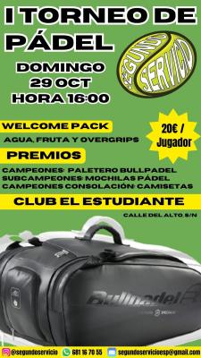 poster del torneo I TORNEO SEGUNDO SERVICIO