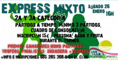 poster del torneo EXPRESS MIXTO