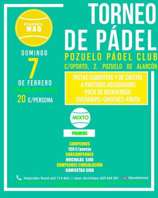 poster del torneo TORNEO DE PADEL
