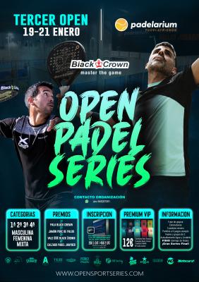 poster del torneo TERCER OPEN OPS EN PADELARIUM GAVÀ