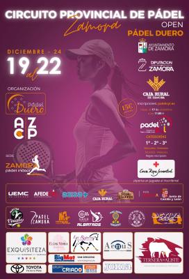 poster del torneo CIRCUITO PROVINCIAL DE ZAMORA. OPEN PADEL DUERO