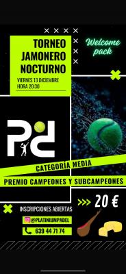 poster torneo JAMONERO B