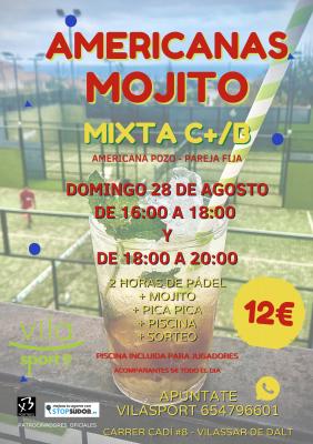 poster del torneo AMERICANA MOJITO 28/08