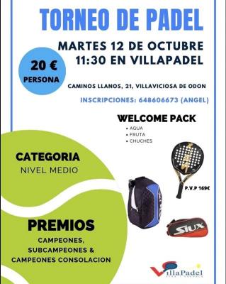 poster torneo TORNEO DE PADEL