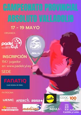 poster torneo CAMPEONATO PROVINCIAL DE VALLADOLID