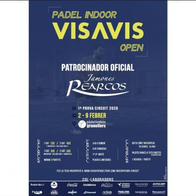 poster del torneo 1ª PROVA CIRCUIT PADEL INDOOR VISAVIS OPEN