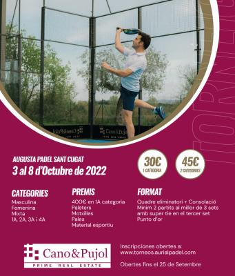 poster del torneo TORNEO CANO & PUJOL