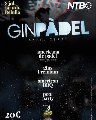 poster del torneo GIN PÀDEL