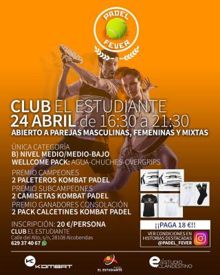 poster del torneo TORNEO PADEL FEVER