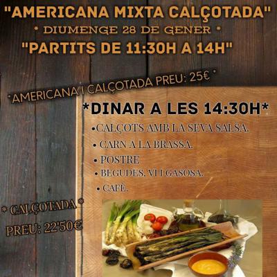 poster del torneo AMERICANA MIXTA CALÇOTADA