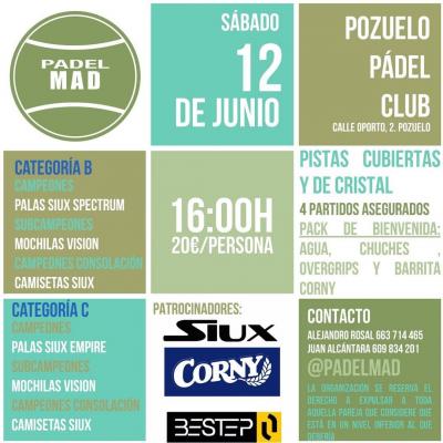poster del torneo TORNEO DE PADEL